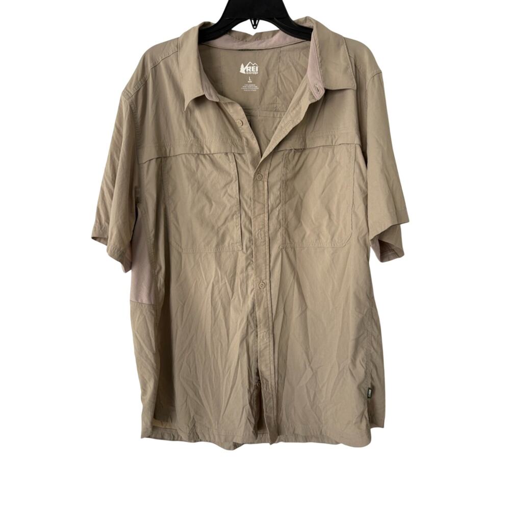 REI Co-op Sahara short-sleeve shirt men’s size L
